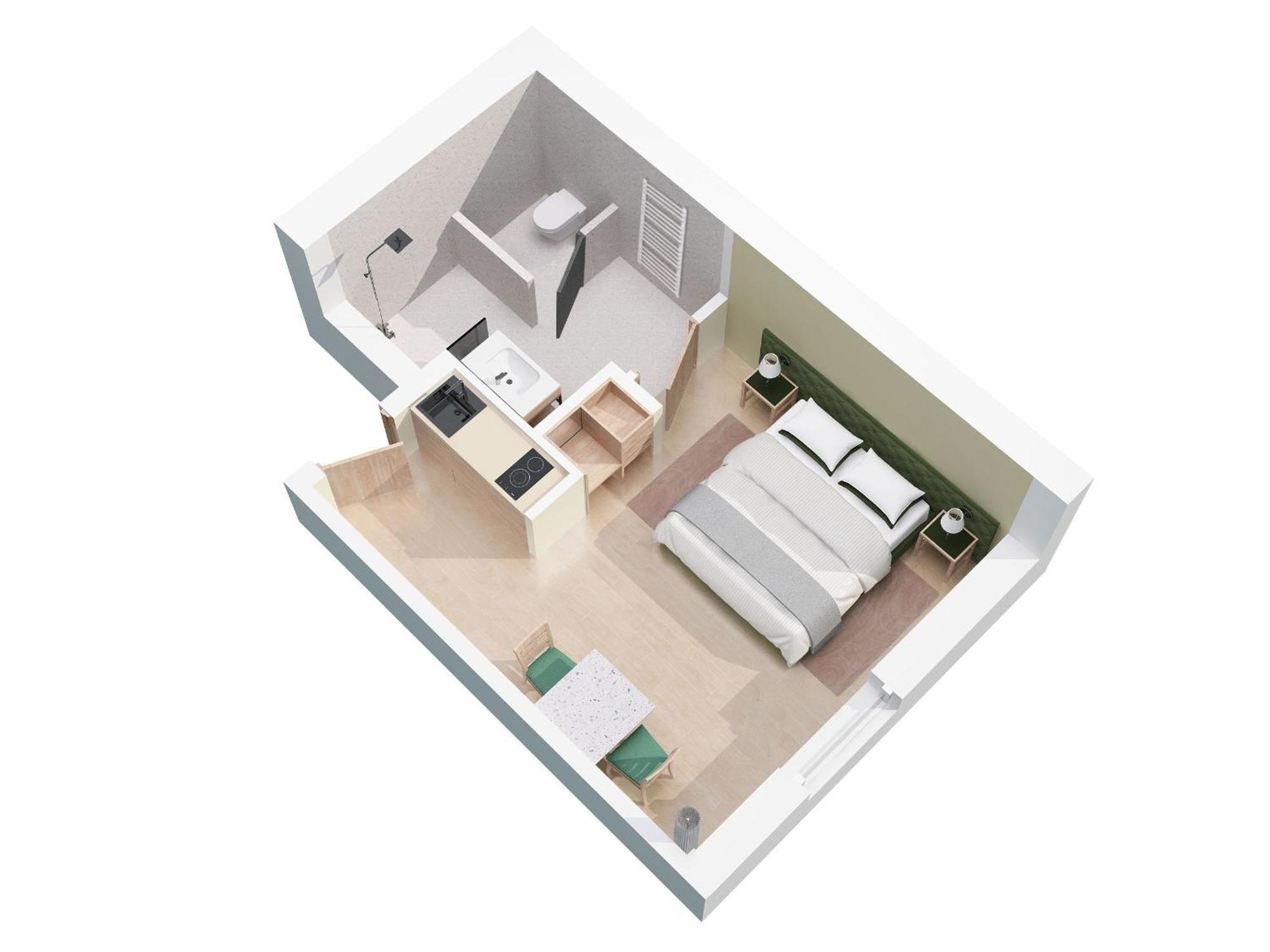 Onebavariahomes ミュンヘン 部屋 写真